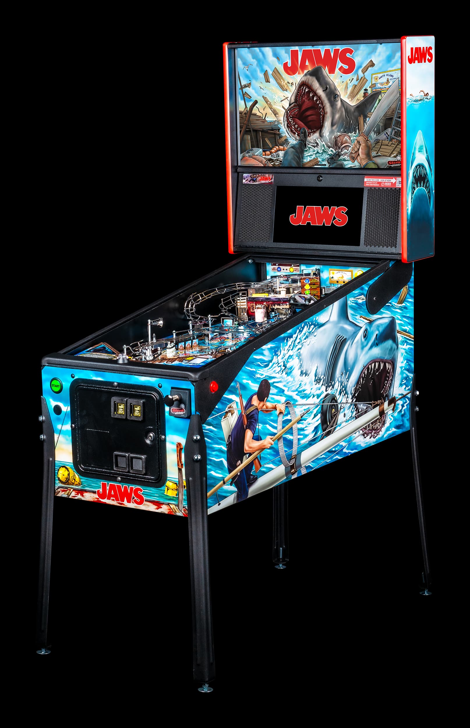 Left Facing Jaws Premium pinball.