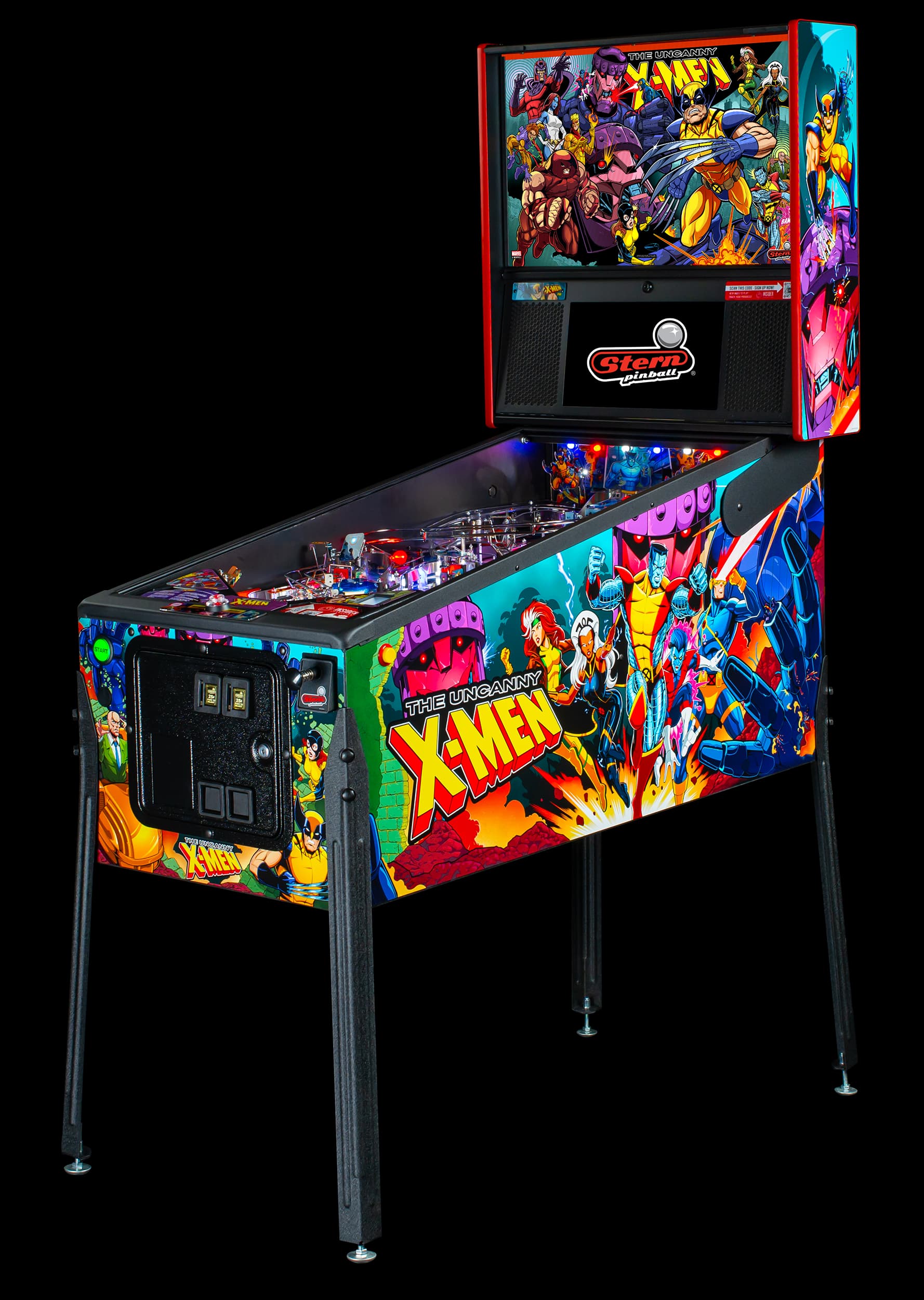 Left Facing The Uncanny X-Men Pro pinball.