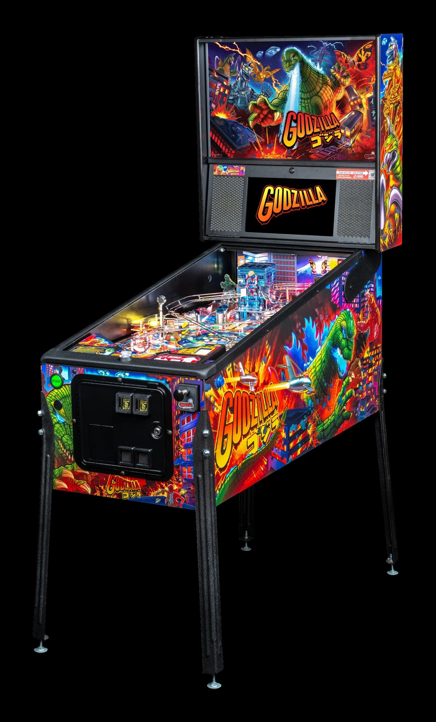 Left Facing Godzilla Pro Pinball
