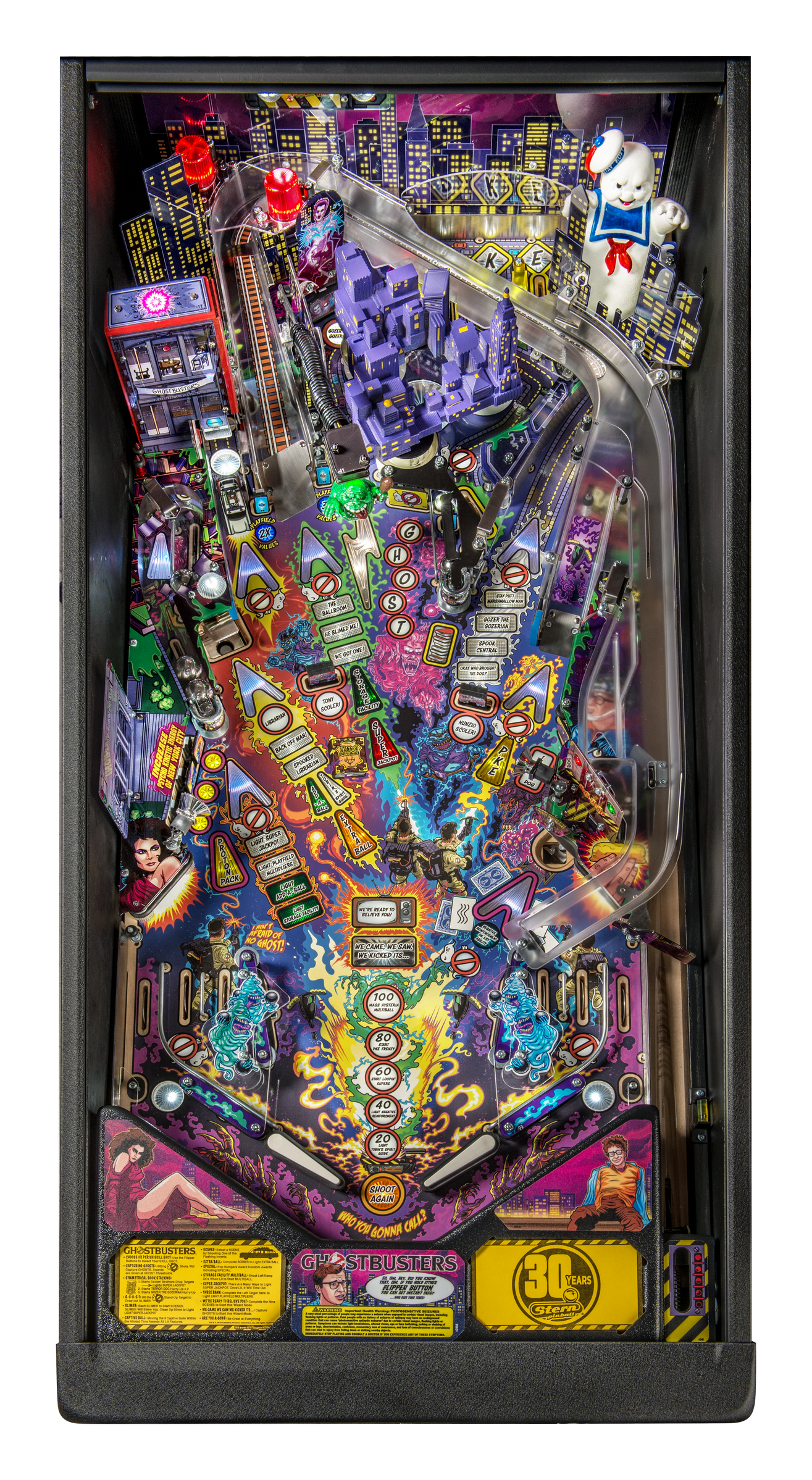 ghostbusters pinball table