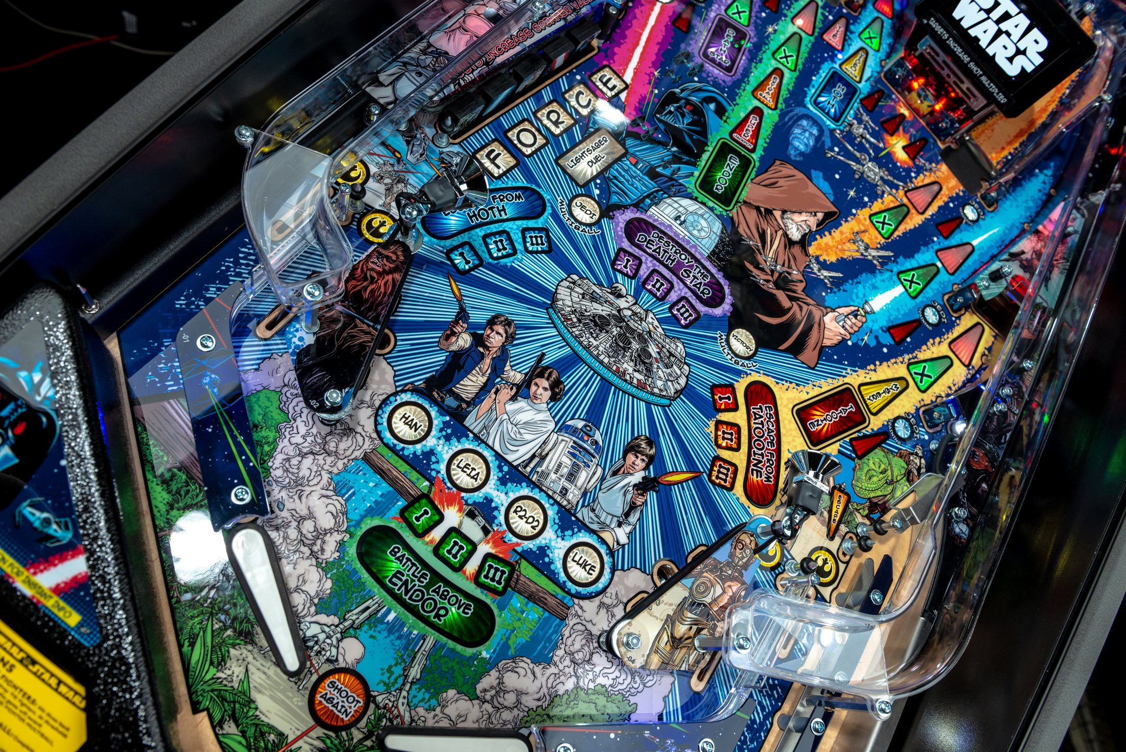 Buy Star Wars Comic Art Pinball Machine by Stern Online at $5499