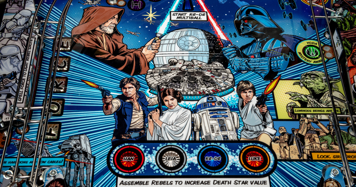 Buy Star Wars Comic Art Pinball Machine by Stern Online at $5499