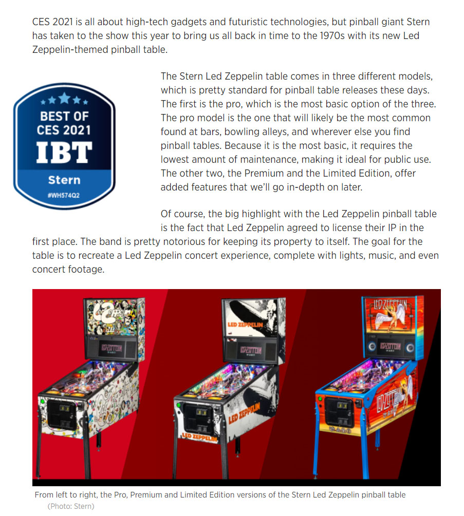 Stern Of The Union Address February 2021 Stern Pinball