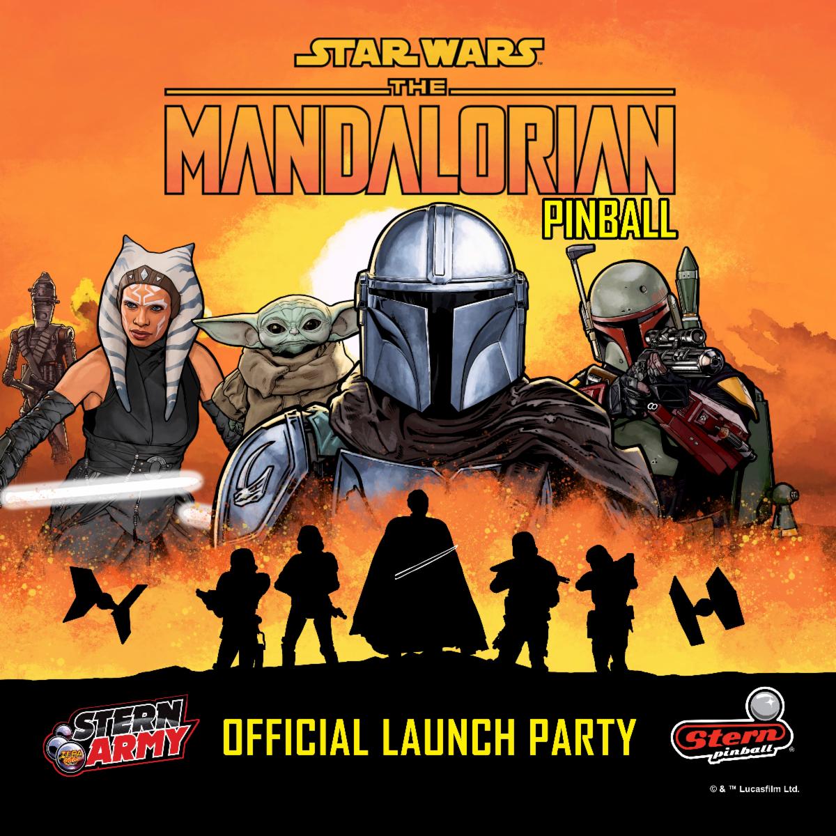 Official launch party for The Mandalorian Pinball