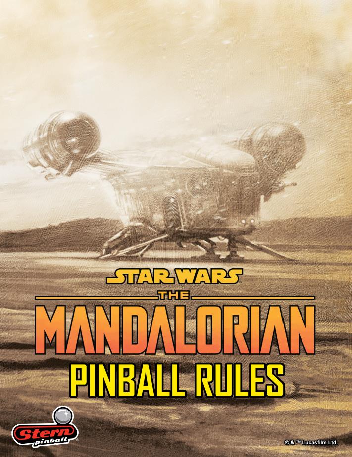 The Mandalorian Pinball Official Pinball Rules