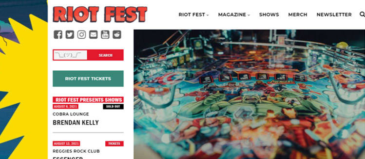 Riot Fest's interview with Stern Pinball