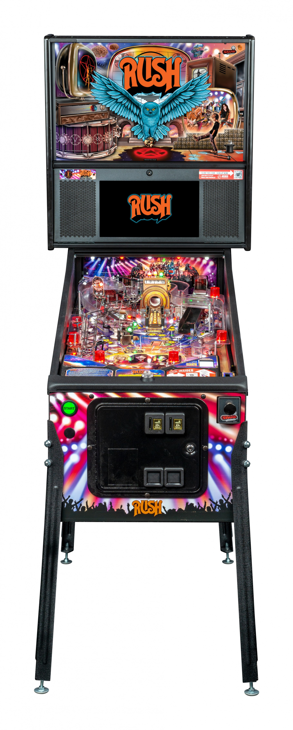 Rush Pro Pinball Machine by Stern