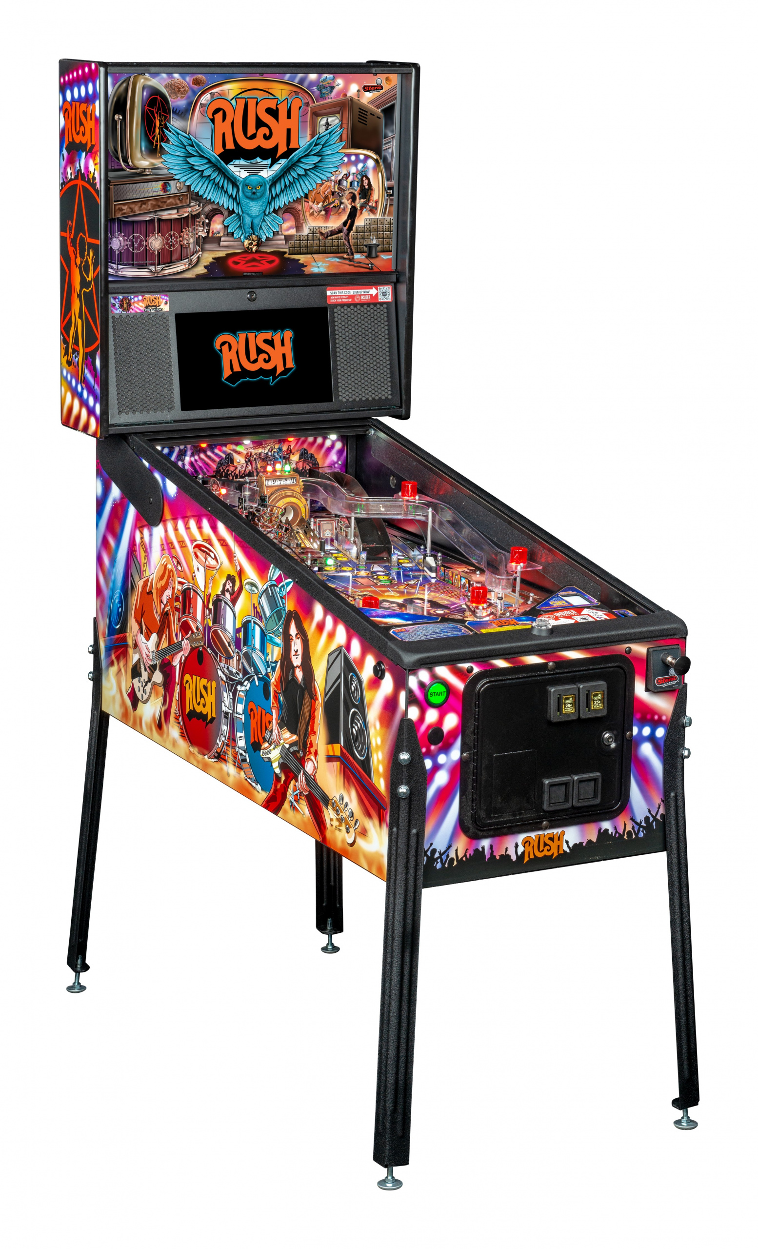 Rush Pro Pinball Machine by Stern