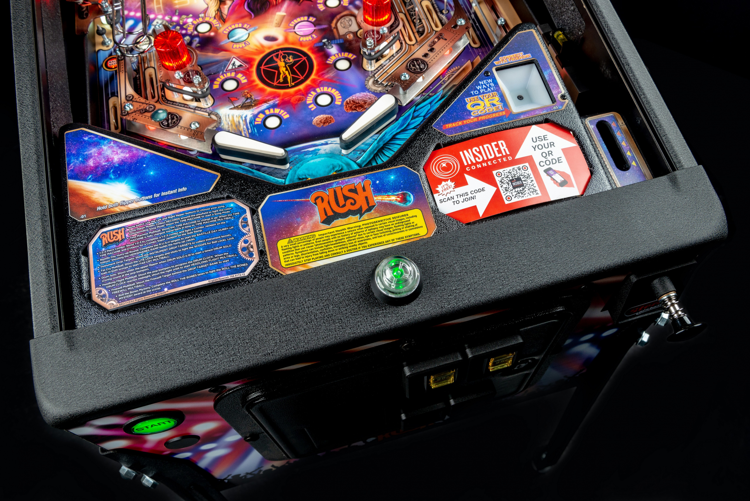 Rush Pro Pinball Machine by Stern