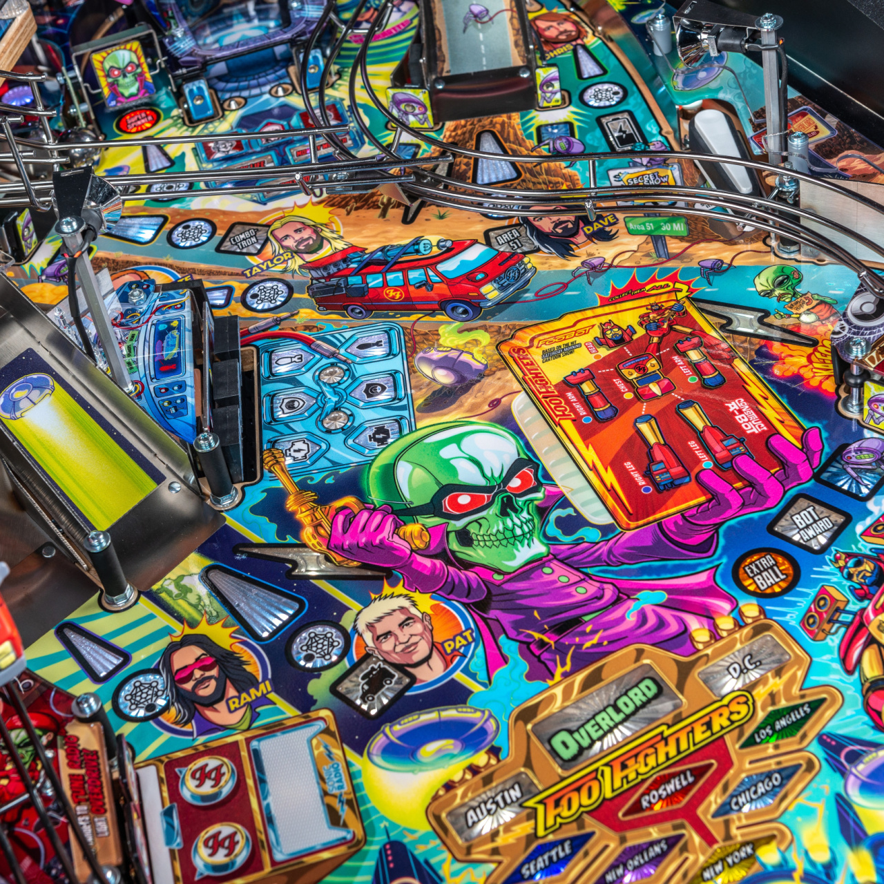 Foo Fighters and Stern Pinball Announce New Rock and Roll Pinball Machines 👽
