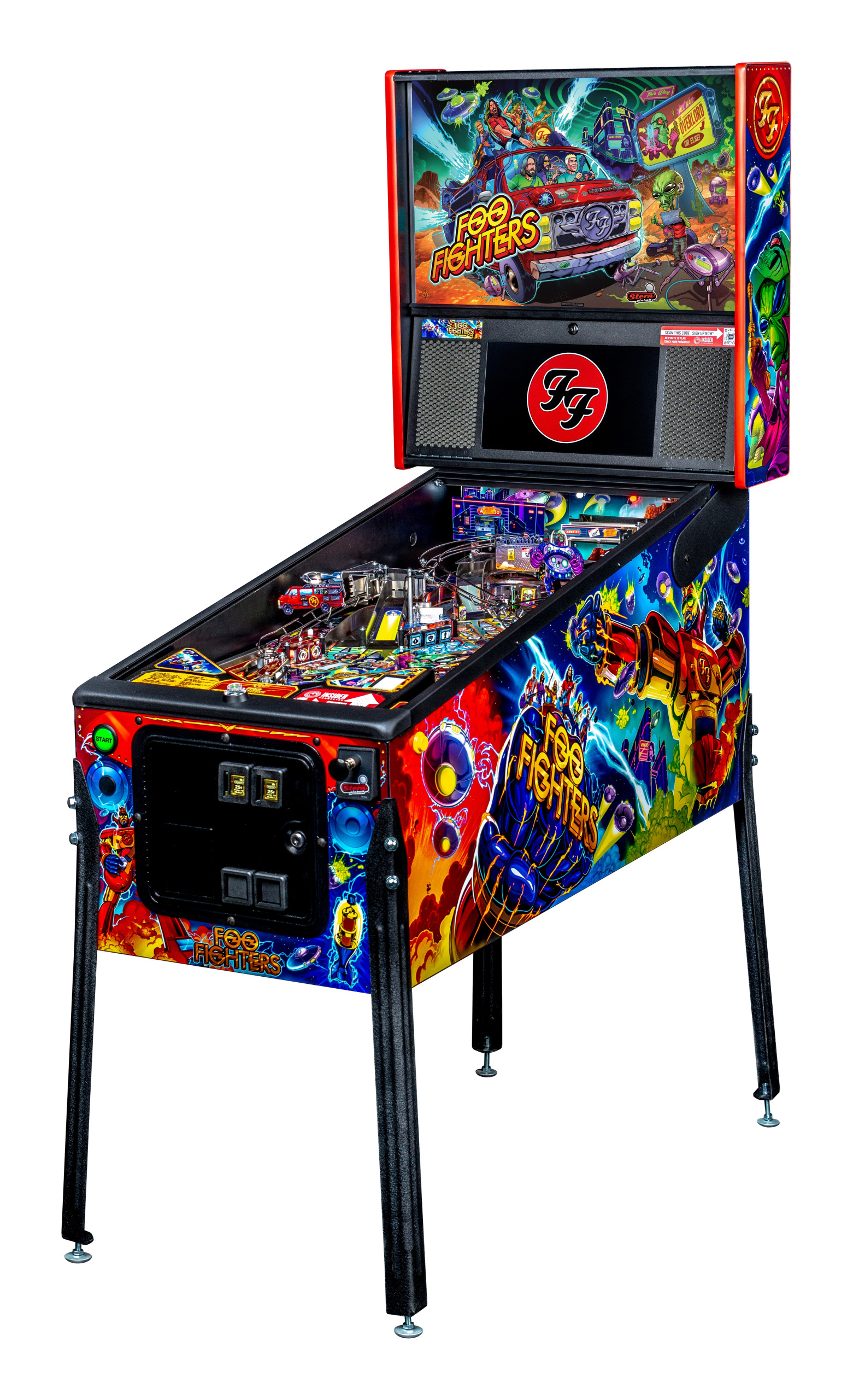 Stern Pinball Foo Fighters Pro Pinball Machine